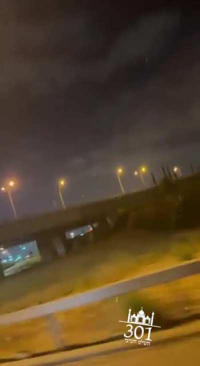 Iranian missiles hitting Haifa,Israel (15 Jun 2025)