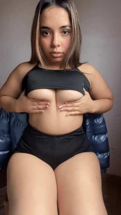 If u see my big tits in class would u ask for my number? F18
