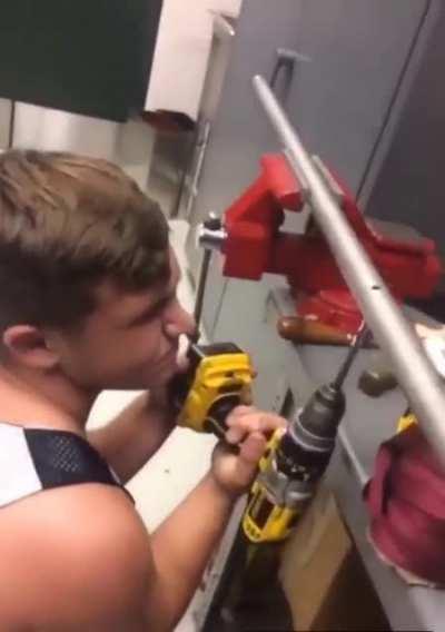 WCGW drilling a hole