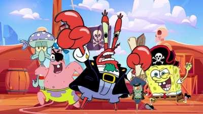 Wellerman - Mr. Krabs harmonizes w/ Bikini Bottom Boys