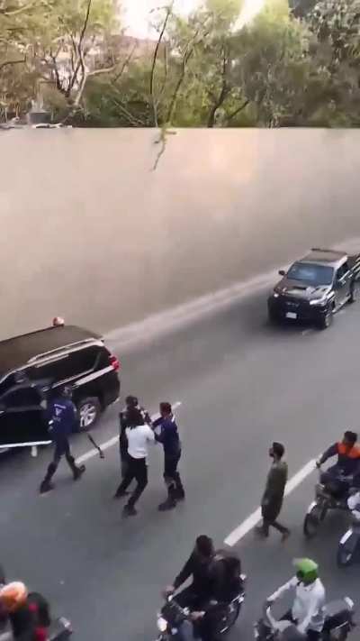 In Lahore, guard opened fire on Guy. Vip culture in Pakistan.