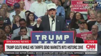 Trump freaks out over Obama playing too much golf