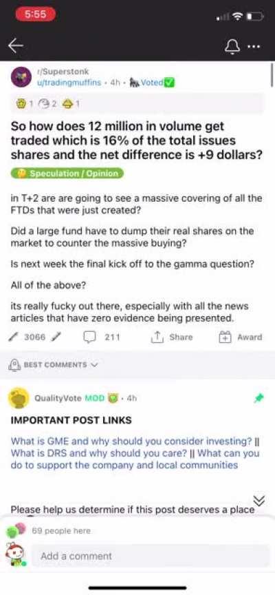 Watching the upvotes battle the downvotes reminds me of my favorite ticker. Retail vs SHF in Reddit form. (u/tradingmuffins for OP cred)