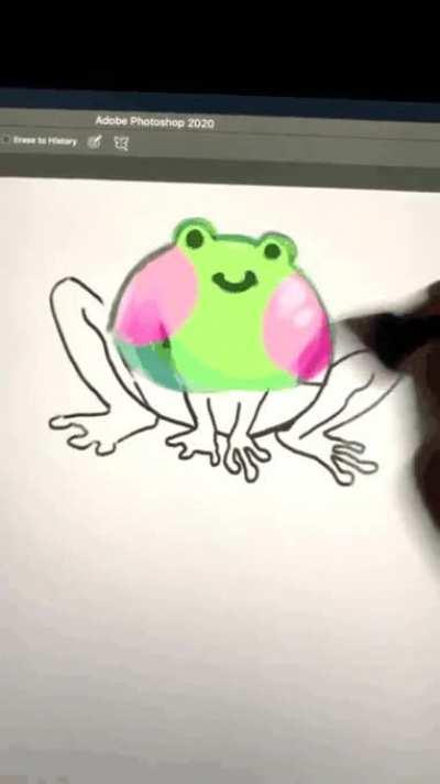 blursed frog