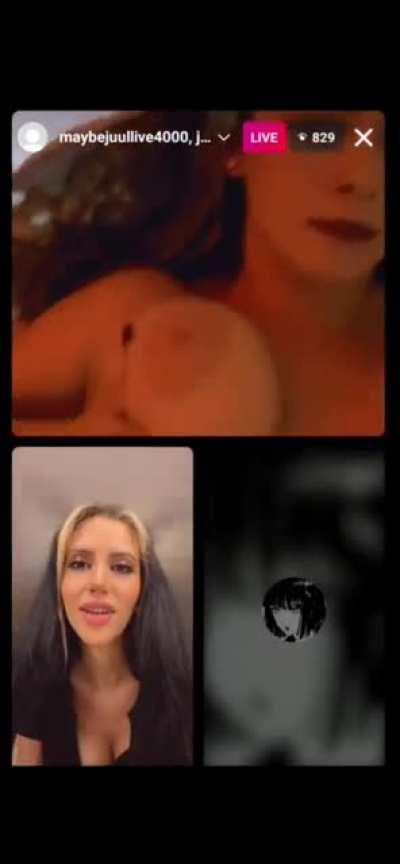 She popped one for J follow me on ig @avantaestillagoat