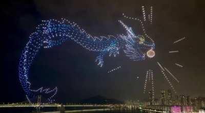 New Years drone show