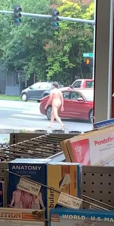 2020 Solstice parade. At least he has a mask