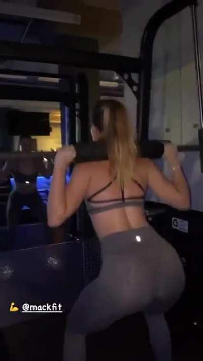 See through leggings with thong