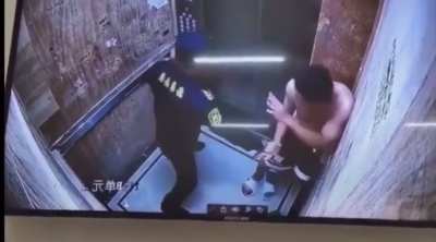 Security saves woman from her abusive boyfriend