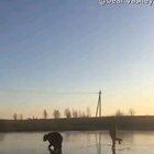 Ice skating in Russia