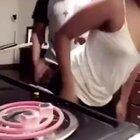 HMFT after I grind next to hot oil