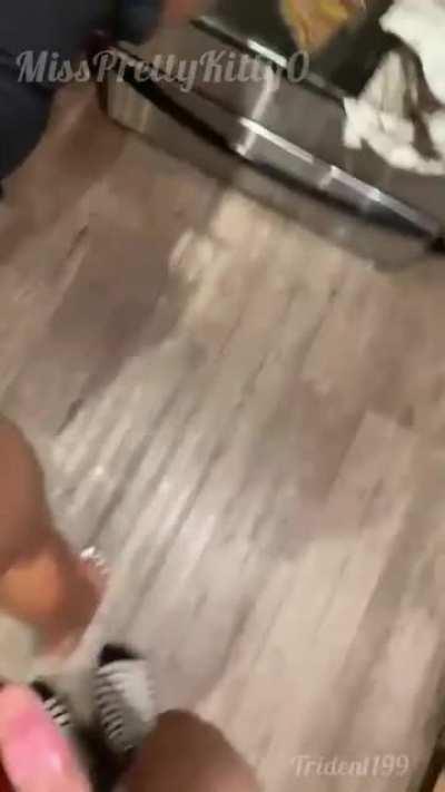 Was making dinner but he decided to give me a lil snack first (OC)