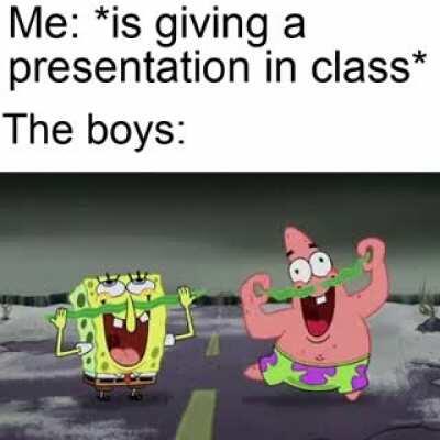 Bruh stop let me.. let me present!