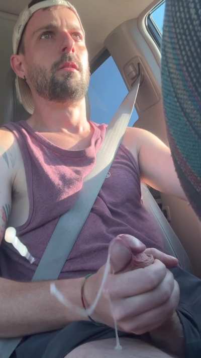 I know the car driving next to me was watching