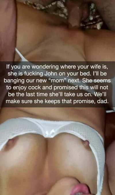 When your sons start spending time with their new mom