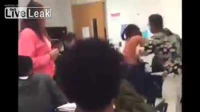 psycho looks to settle beef during class with chair shots to the head