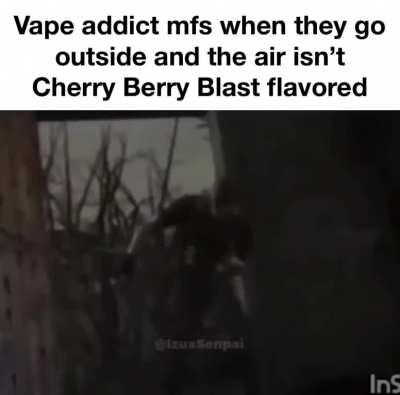 I will stick with my raspberry flavored nicotine addiction, thanks