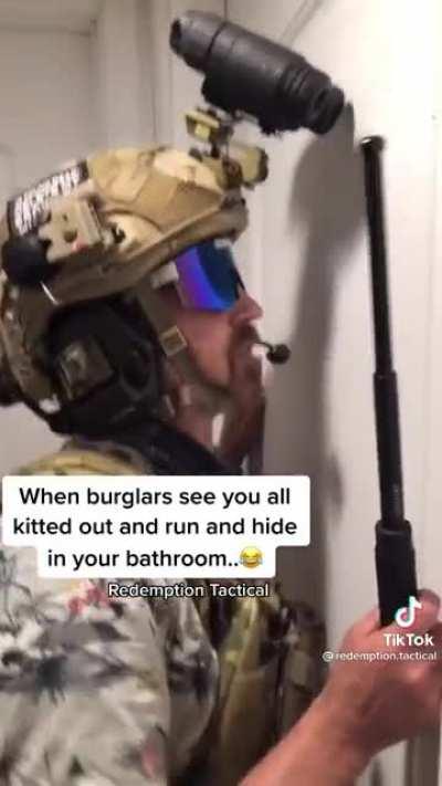 Sleep in my full kit