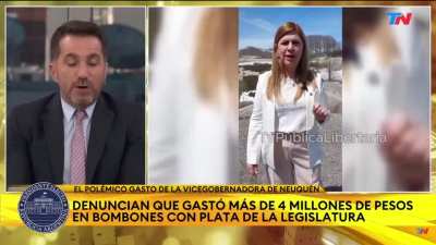 La legislatura de la provincia de Neuquen destituyo a la vice gobernadora Gloria Ruiz.