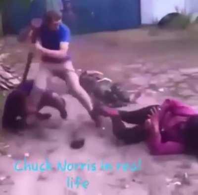 The guy that can take on 3 dude at the same time !