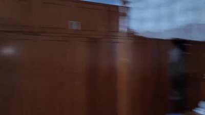 Bangladeshi people chilling in the former PM's bedroom after she resigned and FLED THE COUNTRY