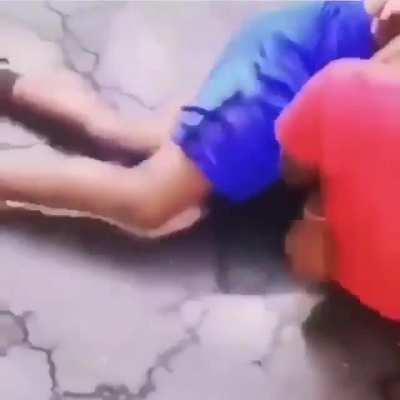 Guy knocks himself out