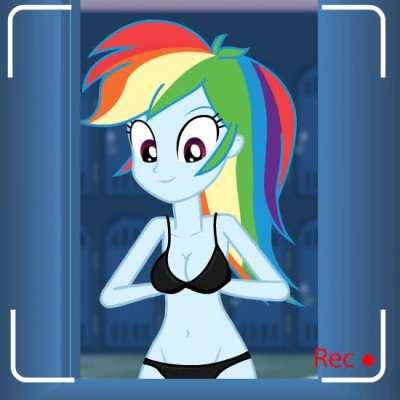Equestria girls characters doing undressing like