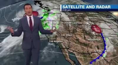 “Squabble Up” with the weather man 