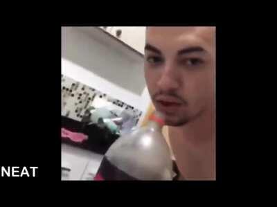 This is why you don’t inhale The Gas from soda