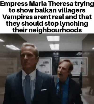 Fun fact, she was helped by Gerard Van Swieten, the real life base for Van Helsing