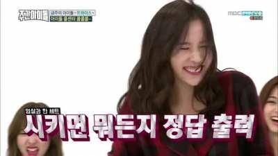 Mina bites into a lemon (ft. TWICE)