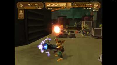 Ratchet slidin' his way in (glitch)