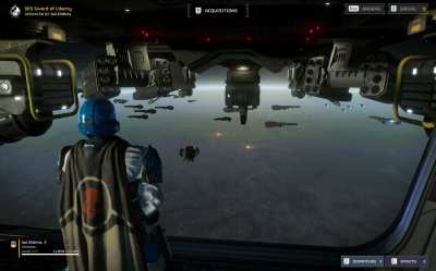 You can see the DSS warp when it's time!