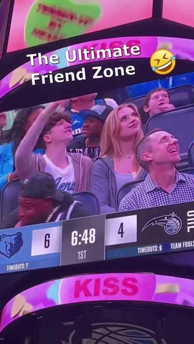 To participate in the Kiss Cam