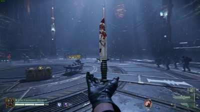 Unique inspect on the new knife!