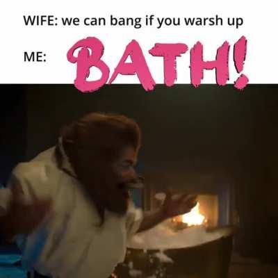 Watching S02 Witcher with the wife be like