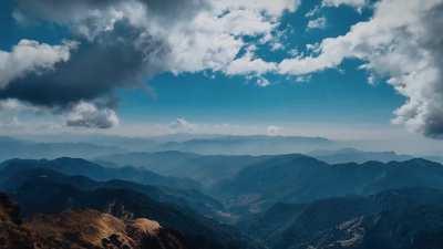 View from Chandrashila