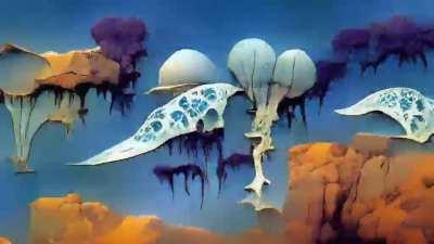 AI-generated immersive vintage album cover