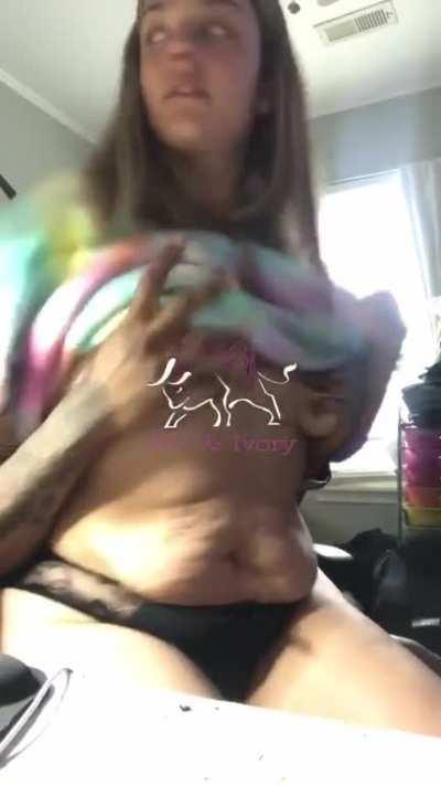 Dreamybull Touches his Pig wife and his kids walks into the room.