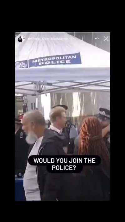 Don't join the police.