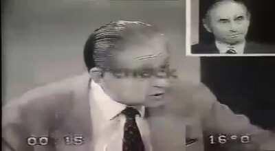 RENE FAVALORO EN TIEMPO NUEVO 1989.