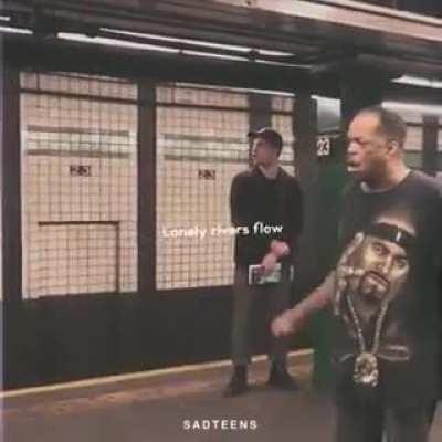 Singing from the soul at the subway