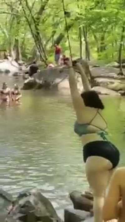 HMC while I try to rope swing