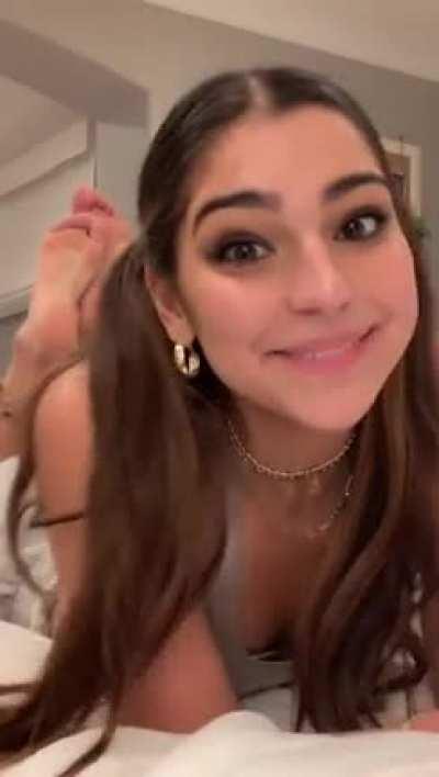 She loves showing them off…