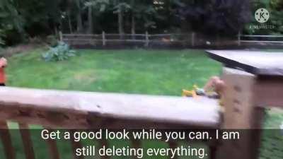 Found footage of teen losing trading privileges