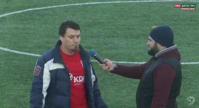 Тренер дагестанской футбольной команды 