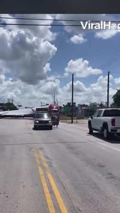 not quite a car, but a truck is involved. crosspost from r/trains