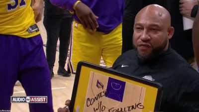 [Highlight] Amazing play drawn on the clipboard by head coach Darvin Ham