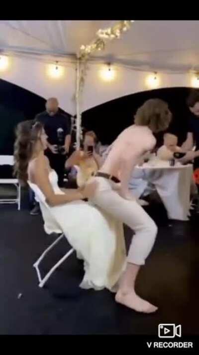 You may now kick the bride.