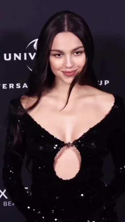 Sexy in a black dress